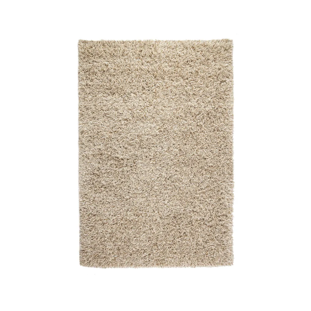 Χαλί με πλούσιο και παχύ πέλος, White/beige, 200x300 cm Kateha
