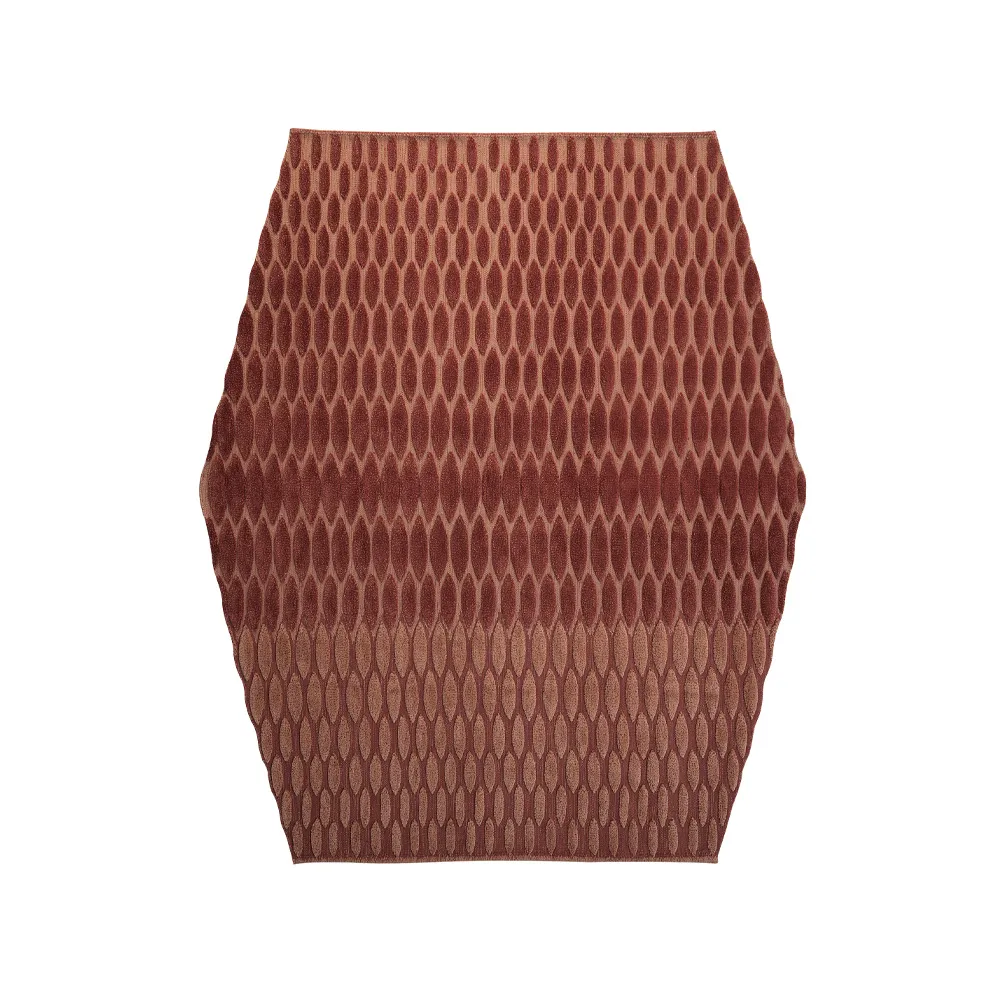 Xαλί με σχήματα διαμαντιού, Pond Flossa, Τριαντάφυλλα, 216x270 εκ Kateha