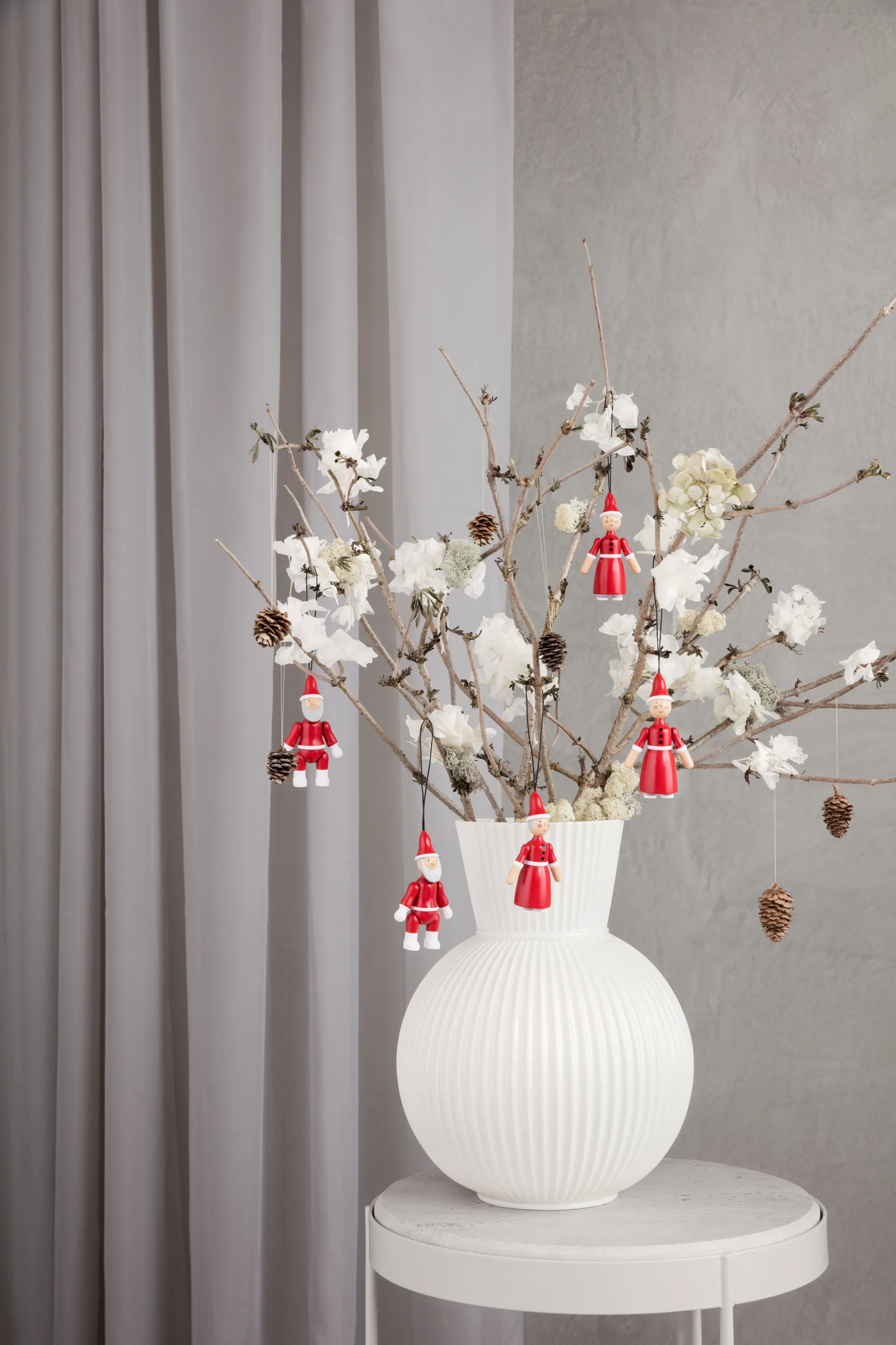 Ο Αϊ-Βασίλης και η γυναίκα του Αϊ-Βασίλη 10 εκ, Κόκκινο Kay Bojesen Denmark