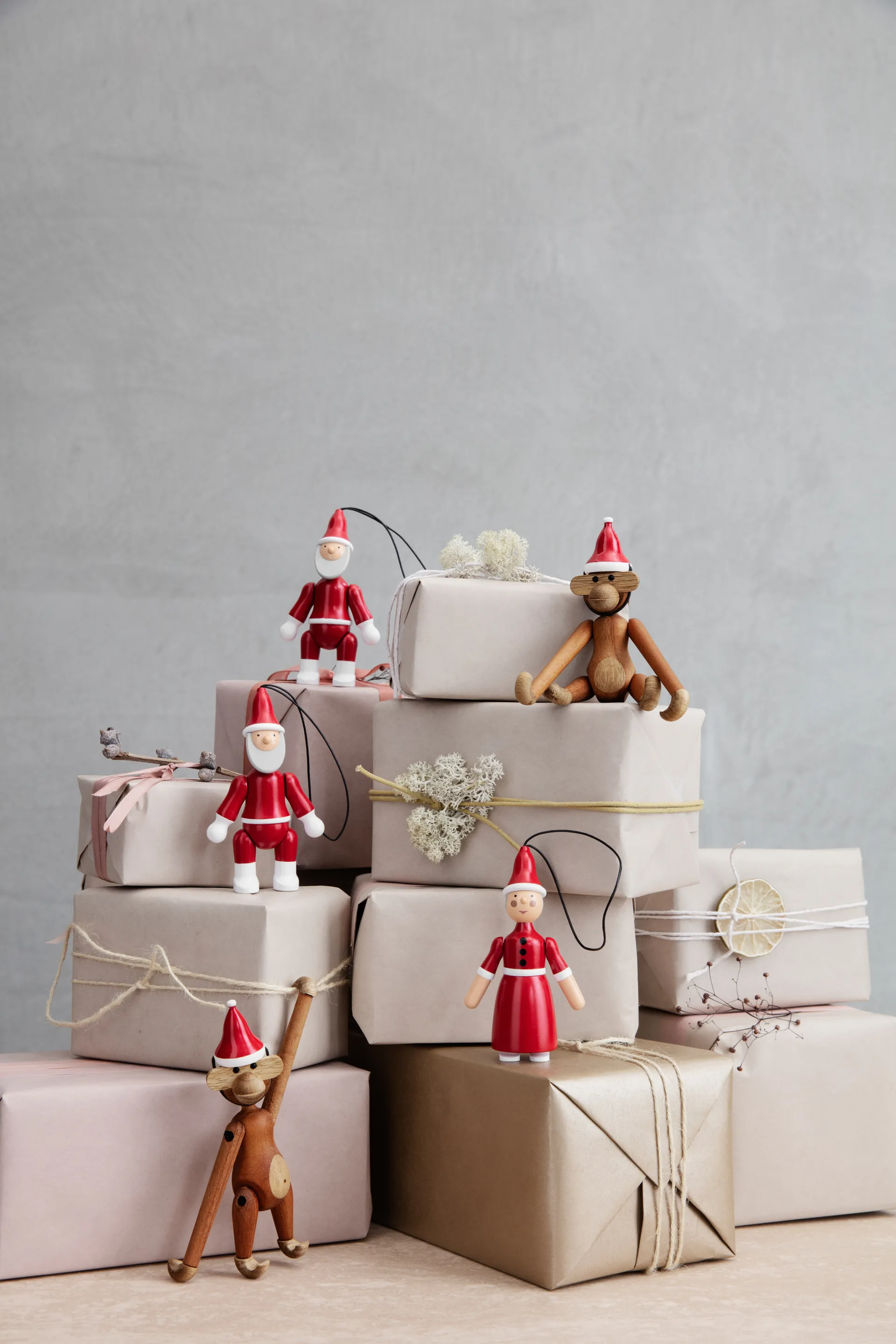 Ο Αϊ-Βασίλης και η γυναίκα του Αϊ-Βασίλη 10 εκ, Κόκκινο Kay Bojesen Denmark