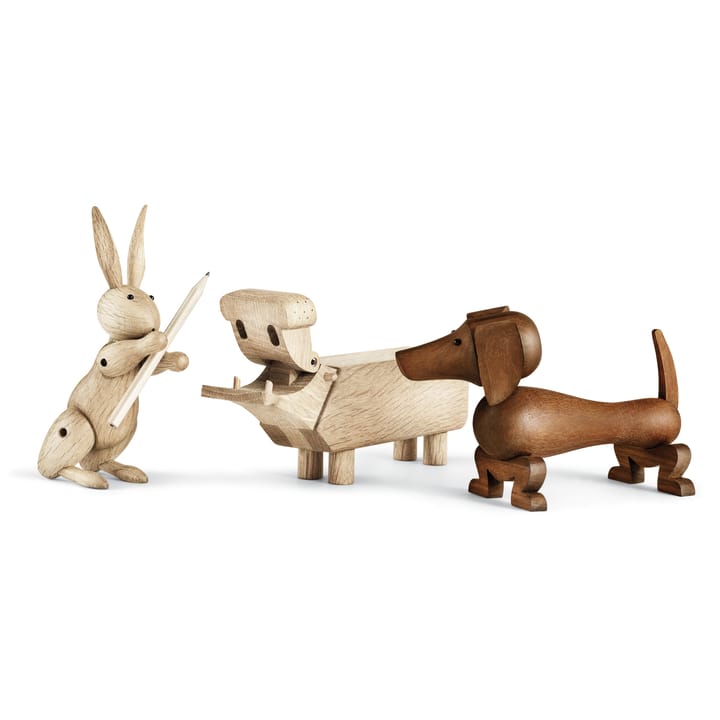 Kay Bojesen σκύλος 18,5 cm, καρυδιά Kay Bojesen Denmark