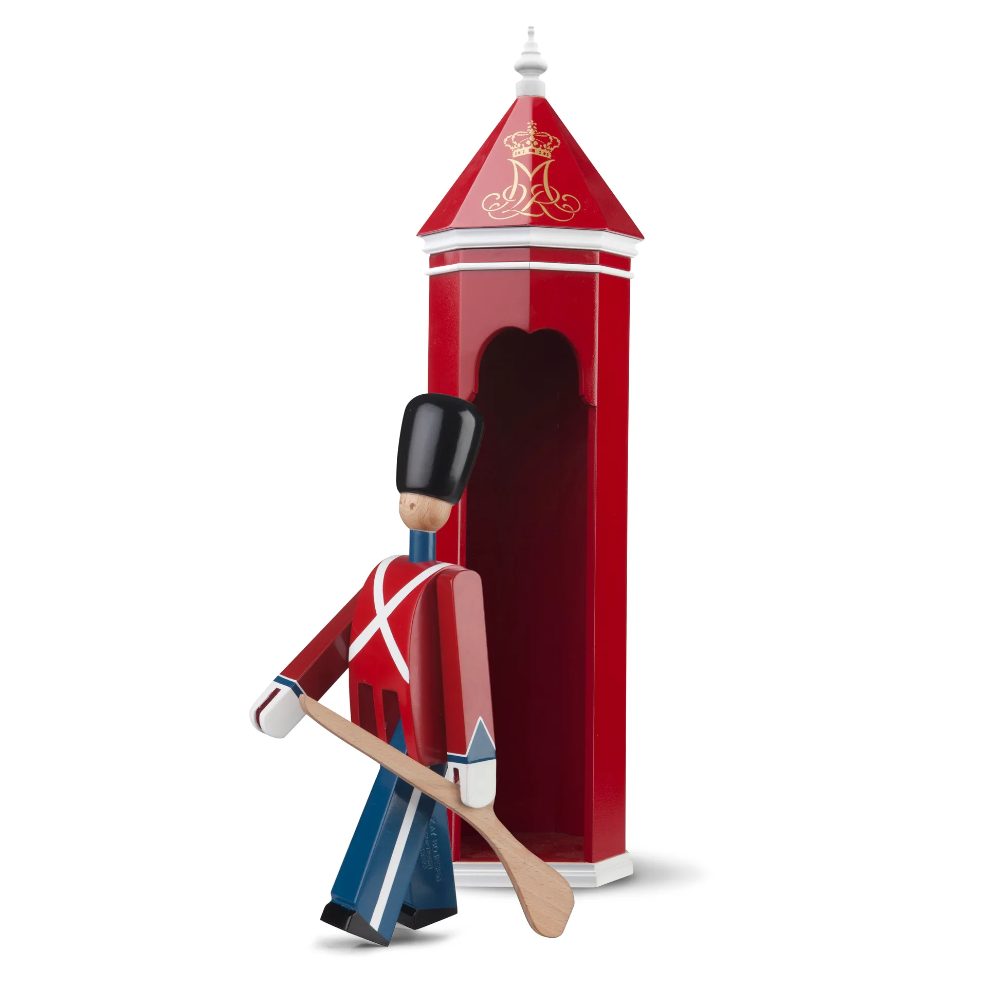 Kay Bojesen φρουρός με υφασμάτινη σημαία, 22 cm Kay Bojesen Denmark