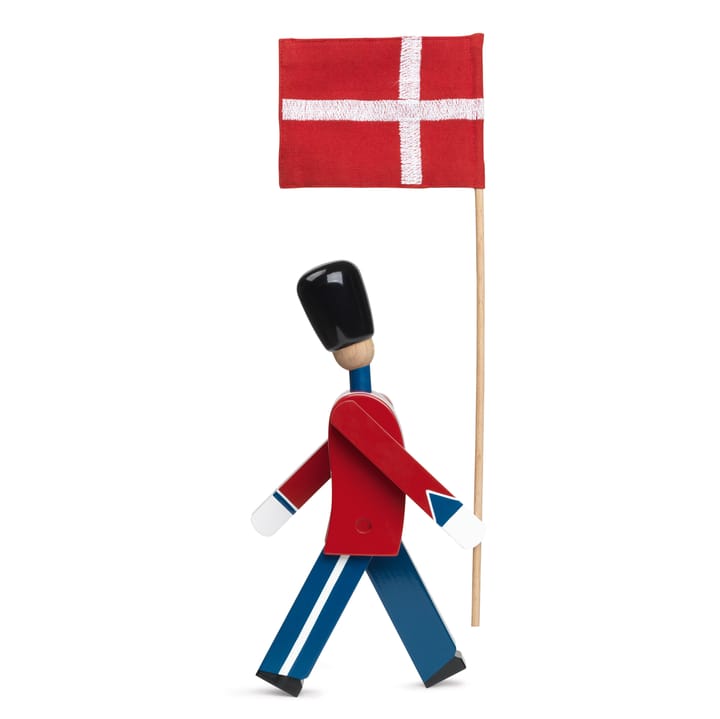 Kay Bojesen φρουρός με υφασμάτινη σημαία, 22 cm Kay Bojesen Denmark