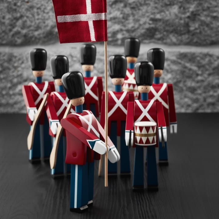 Kay Bojesen φρουρός με υφασμάτινη σημαία, 22 cm Kay Bojesen Denmark