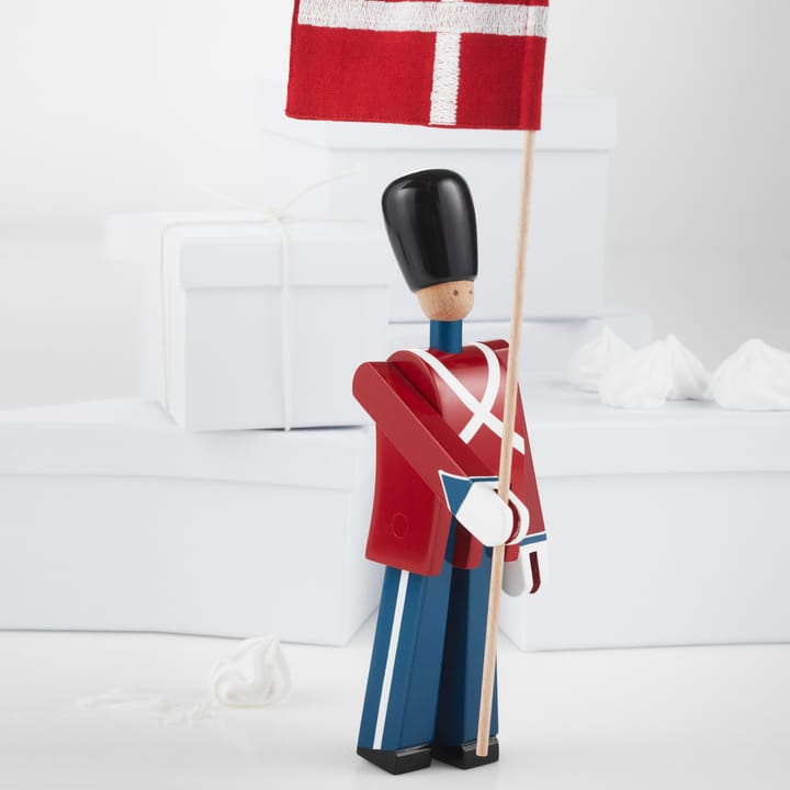 Kay Bojesen φρουρός με υφασμάτινη σημαία, 22 cm Kay Bojesen Denmark