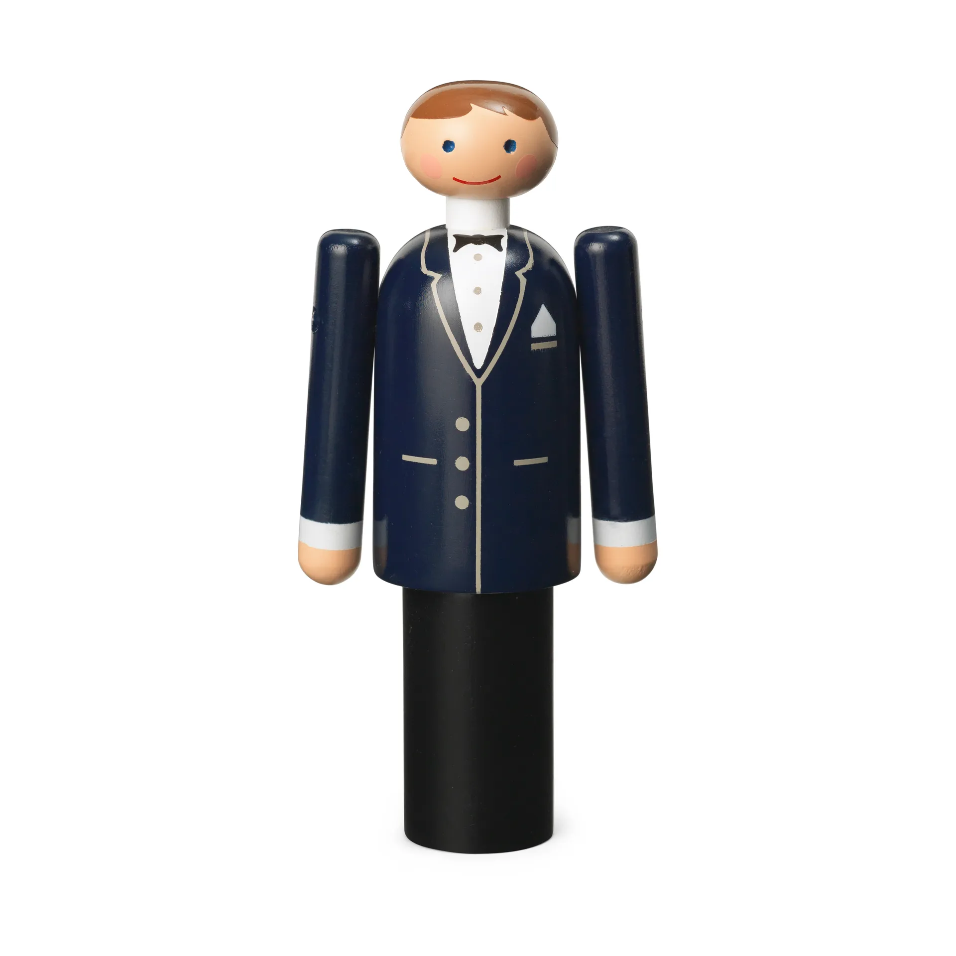 Kay Bojesen groom, Μπλε-μαύρο-λευκό, 12 cm Kay Bojesen Denmark