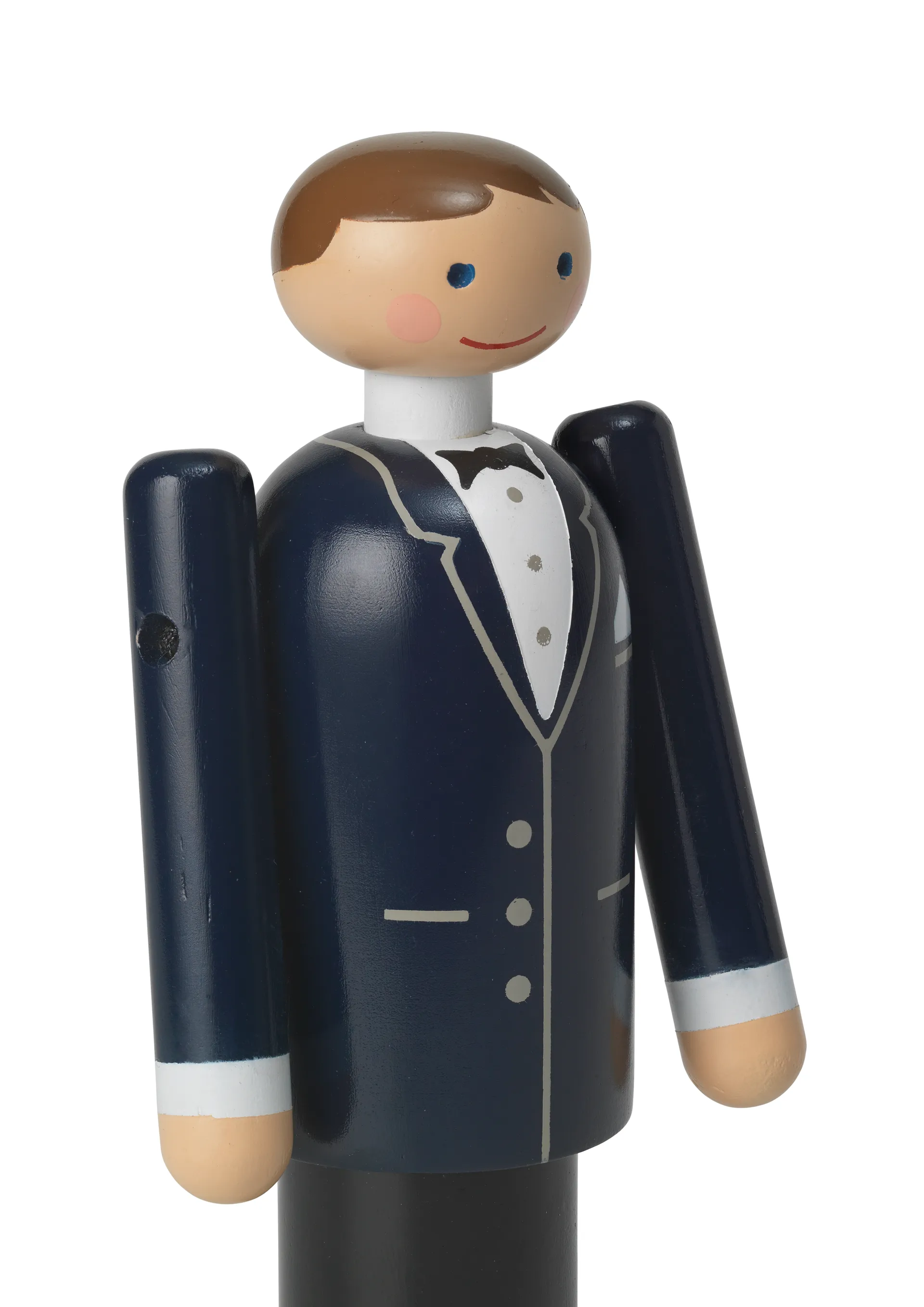 Kay Bojesen groom, Μπλε-μαύρο-λευκό, 12 cm Kay Bojesen Denmark