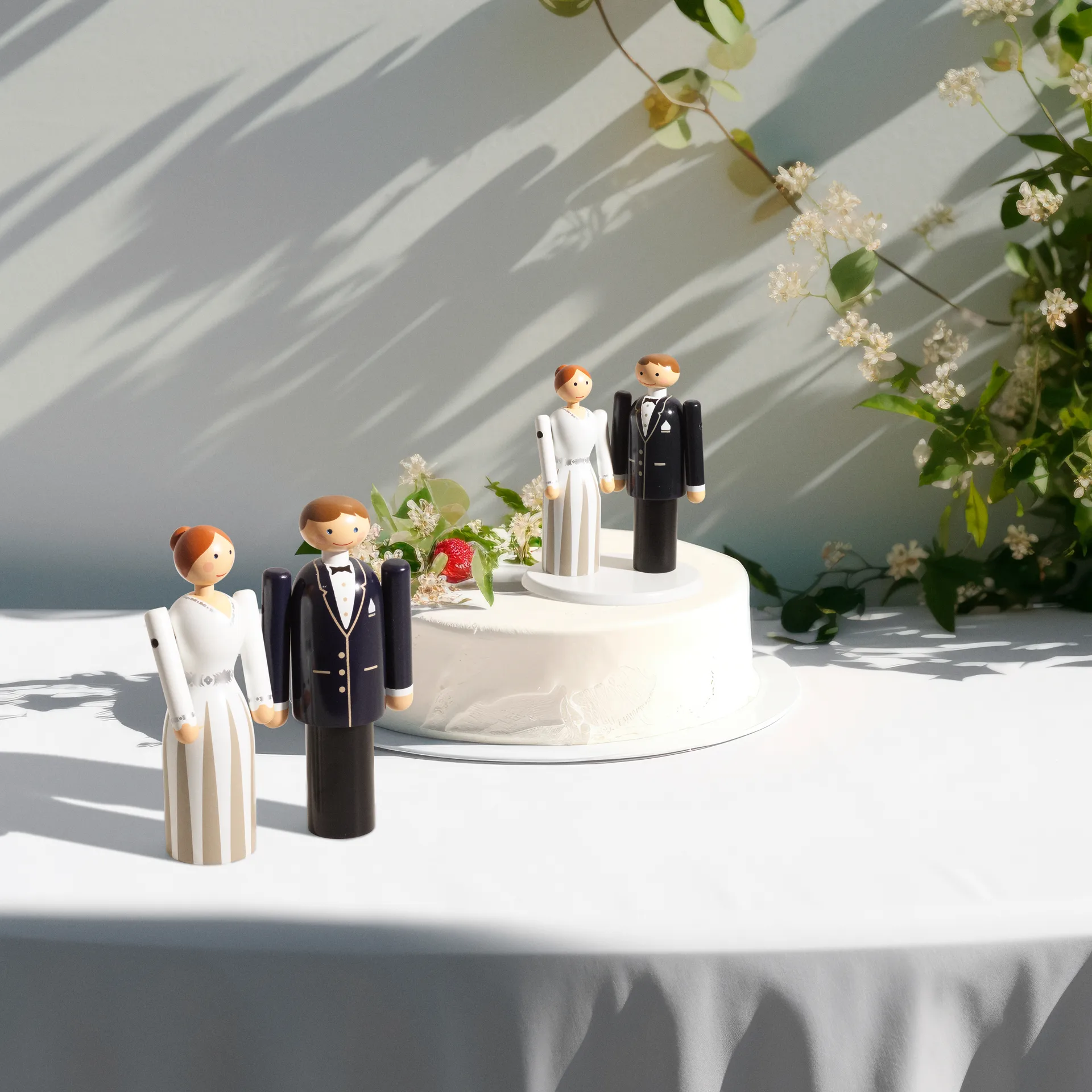 Kay Bojesen groom, Μπλε-μαύρο-λευκό, 12 cm Kay Bojesen Denmark