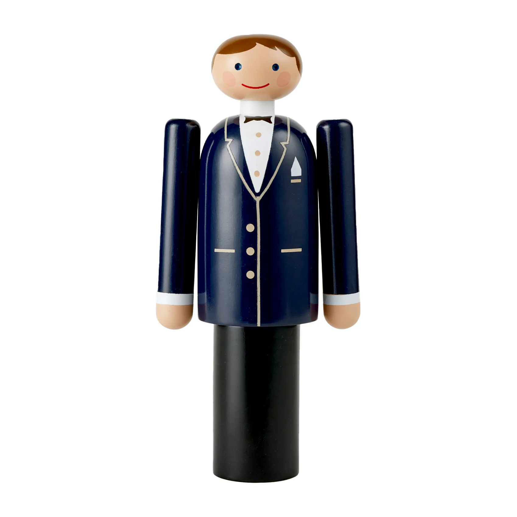 Kay Bojesen groom, μπλε-ασπρόμαυρο, 18 cm Kay Bojesen Denmark