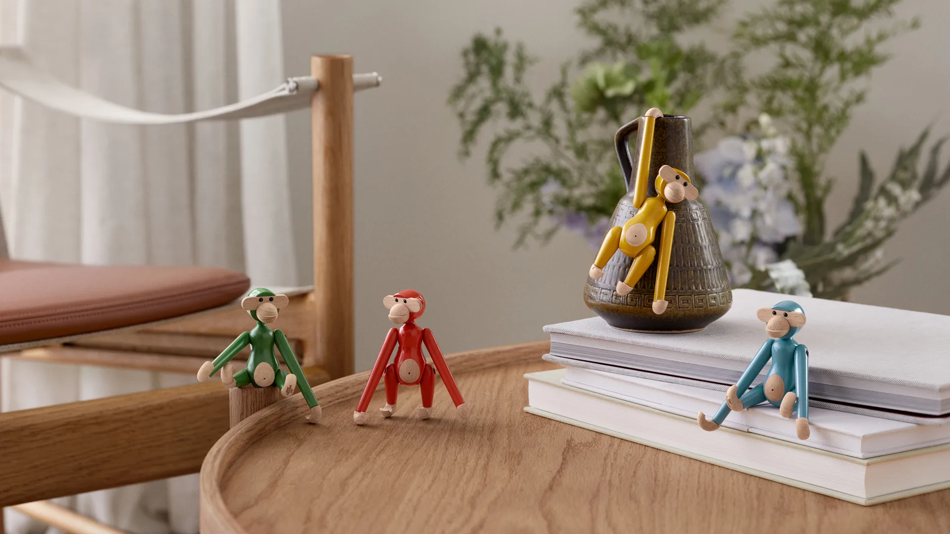 Kay Bojesen μίνι vintage μαϊμού, Κόκκινο Kay Bojesen Denmark