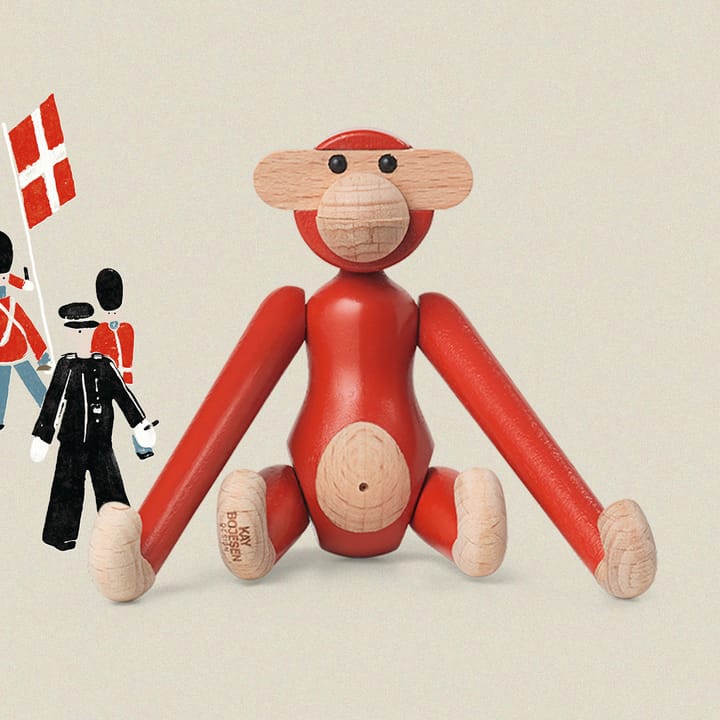 Kay Bojesen μίνι vintage μαϊμού - Κόκκινο - Kay Bojesen Denmark