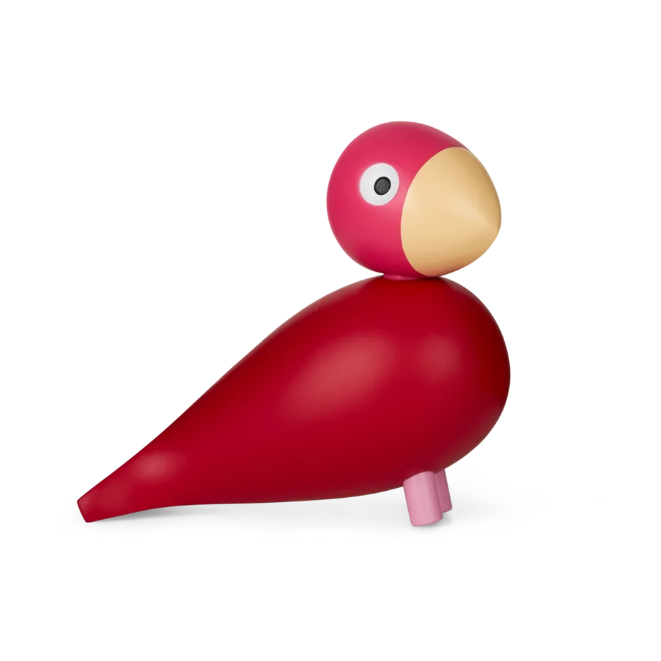 Kay Bojesen Year Bird 2024 τραγουδιστής πουλί Flora, Ροζ Kay Bojesen Denmark