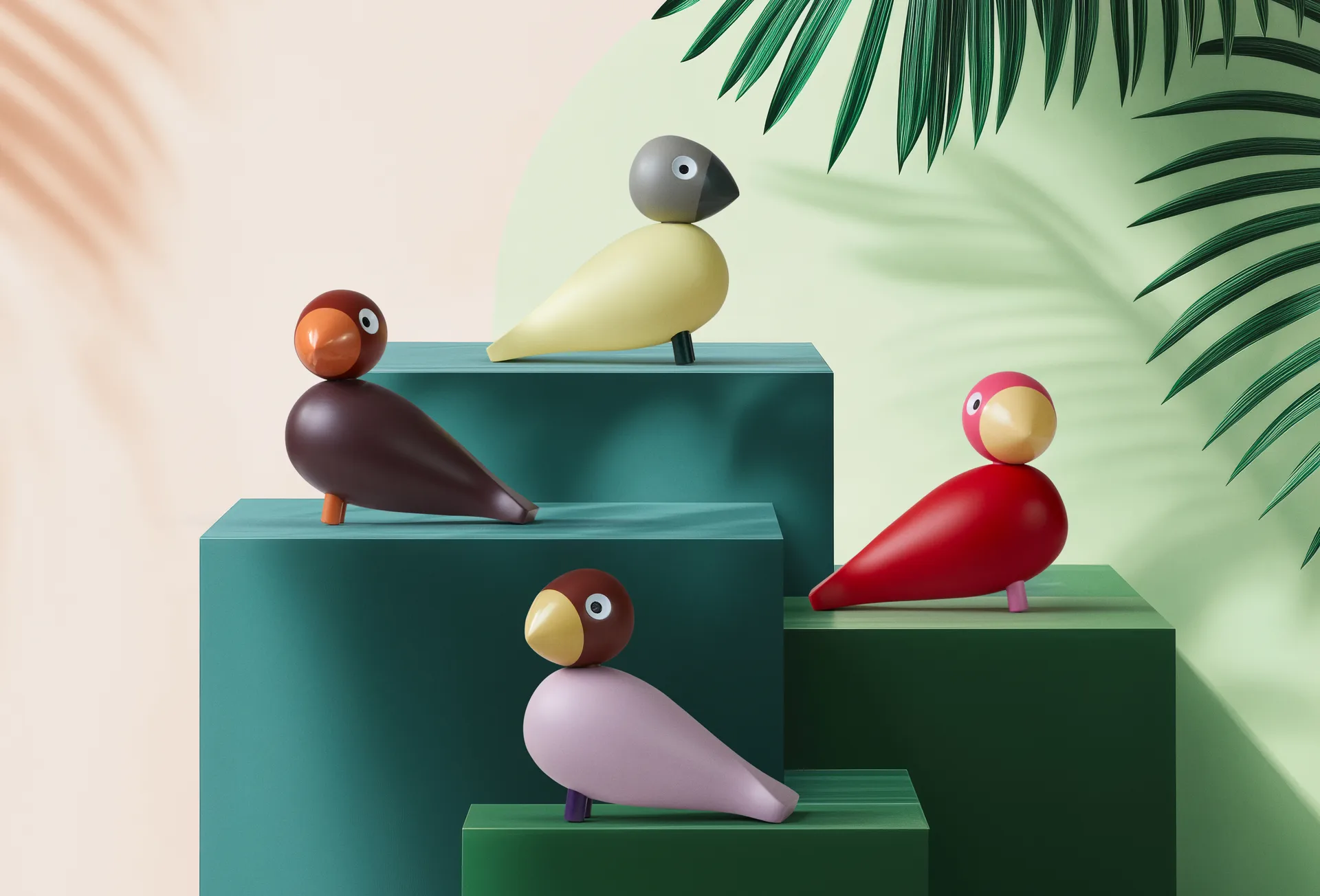 Kay Bojesen Year Bird 2025 Bella, Κρέμ-γκρι Kay Bojesen Denmark