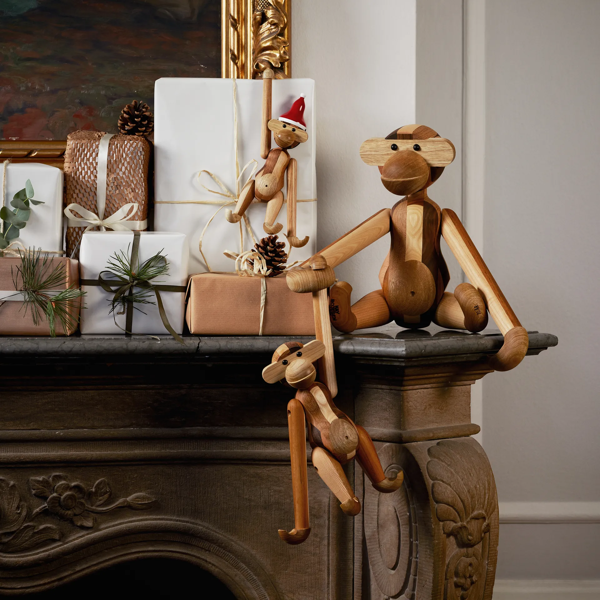 Kay Bojesen μαϊμού επετειακή έκδοση ανάμεικτο ξύλο, Μικρό Kay Bojesen Denmark