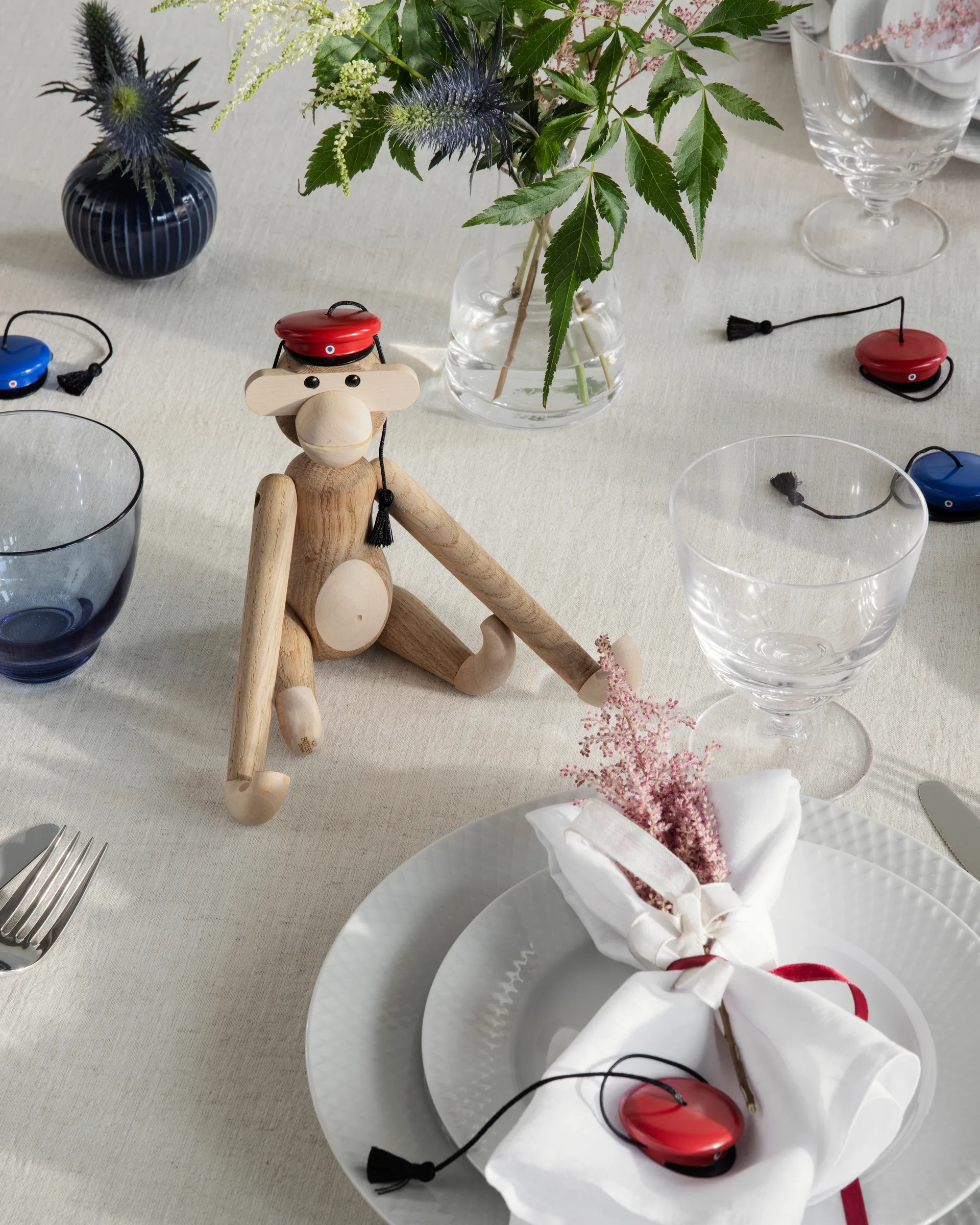 Kay Bojesen καπέλο φοιτητή για μικρή μαϊμού, Κόκκινο Kay Bojesen Denmark