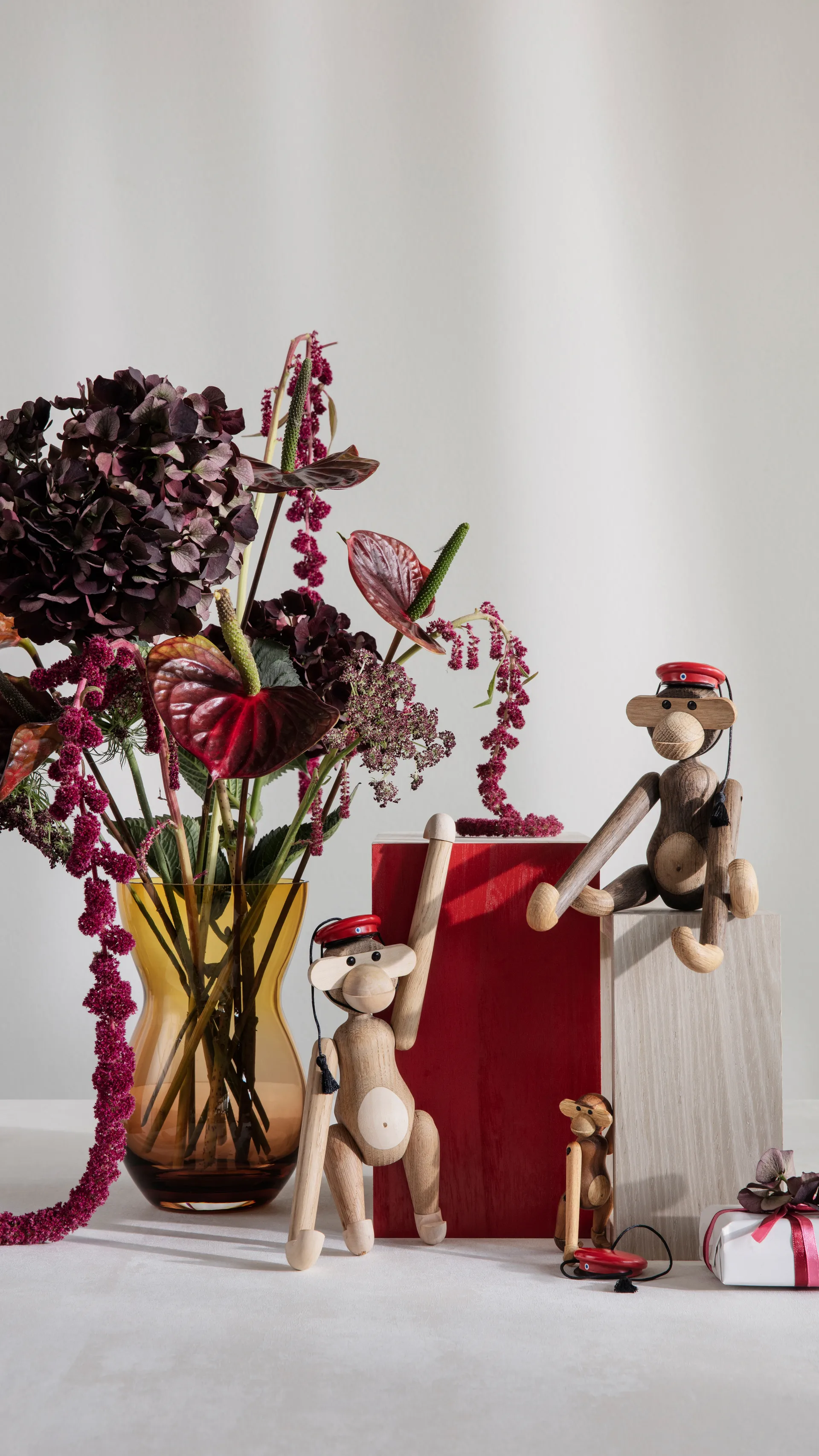 Kay Bojesen καπέλο φοιτητή για μικρή μαϊμού, Κόκκινο Kay Bojesen Denmark