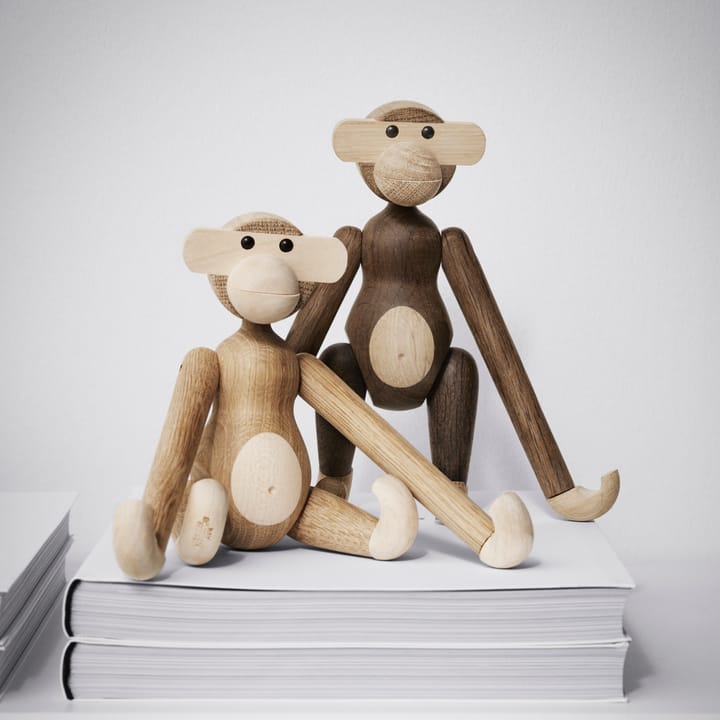 Kay Bojesen ξύλινη μαϊμού μικρή - με κατεργασμένη δρυς και σφένδαμος - Kay Bojesen Denmark