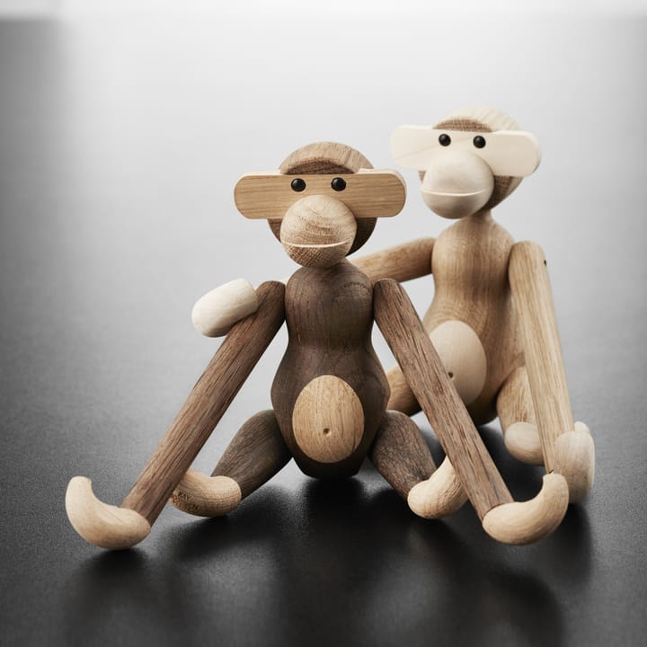 Kay Bojesen ξύλινη μαϊμού μικρή - με κατεργασμένη δρυς και σφένδαμος - Kay Bojesen Denmark