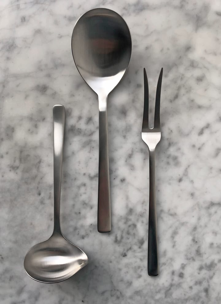 Σετ σερβιρίσματος Grand Prix 3 κομματιών, Matte steel Kay Bojesen