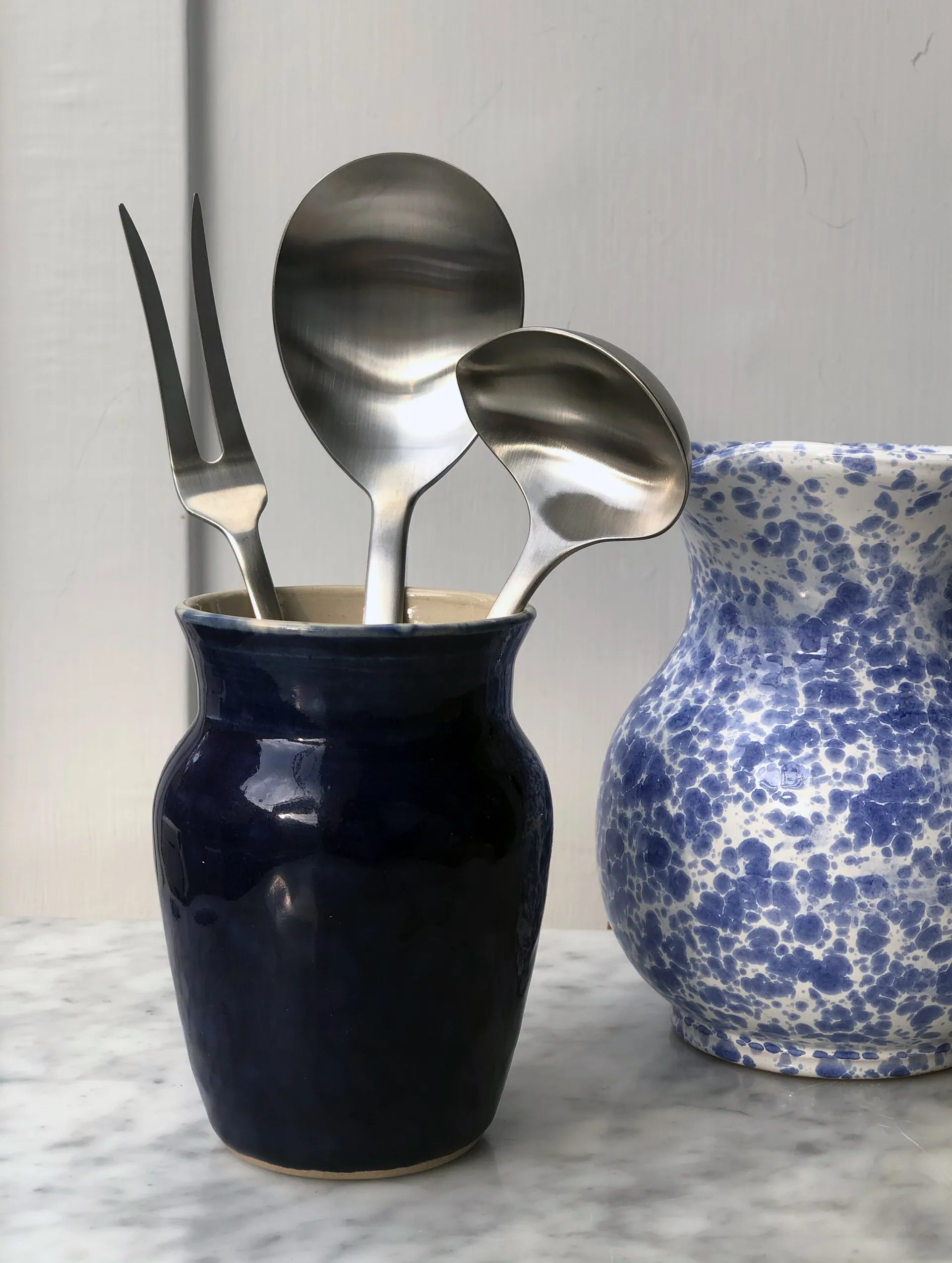 Σετ σερβιρίσματος Grand Prix 3 κομματιών, Matte steel Kay Bojesen