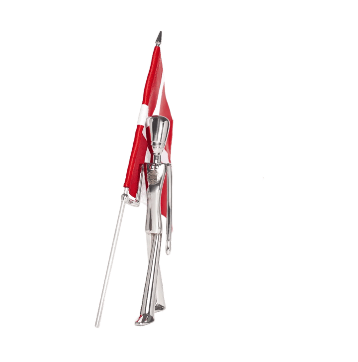 Φιγούρα Βασιλικής Φρουράς x DBU, ύψους 18 εκατοστών - Γυαλισμένο ατσάλι - Kay Bojesen