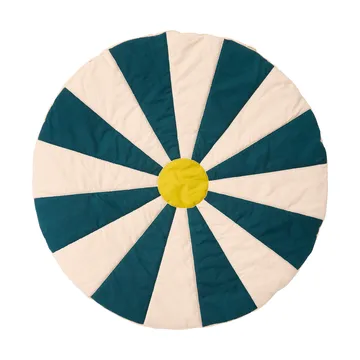 Cirkus παιδικό χαλί  - Γαλαζοπράσινο, Ø112x2 εκ. - Kid's Concept