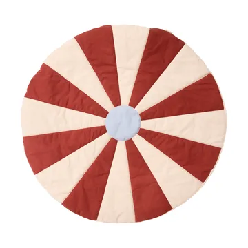 Cirkus παιδικό χαλί  - Κόκκινο, Ø112x2 εκ. - Kid's Concept