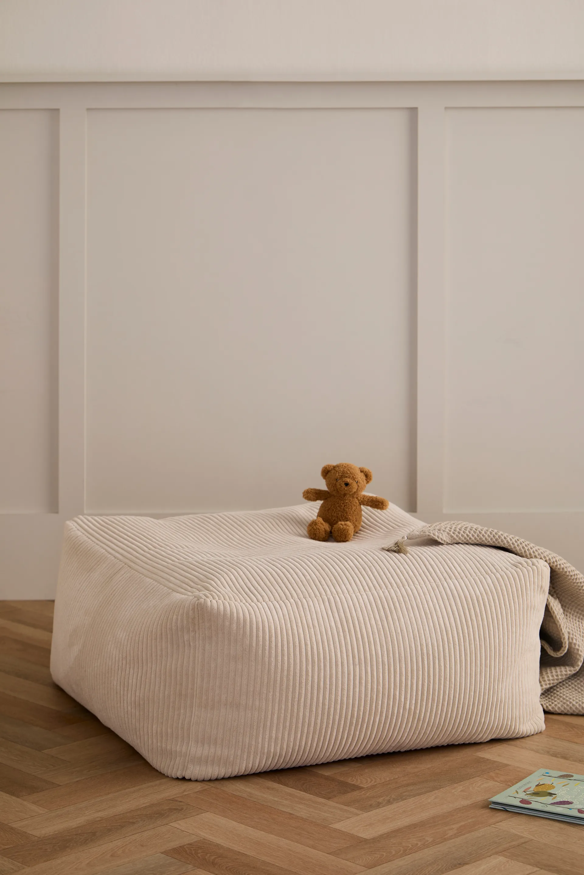 Kid's Base σκαμπό 85x85x34 cm, Φυσικό λευκό Kid's Concept