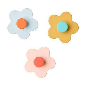 Kid's Base blomma γάντζος 3 τεμάχια - Multi - Kid's Concept