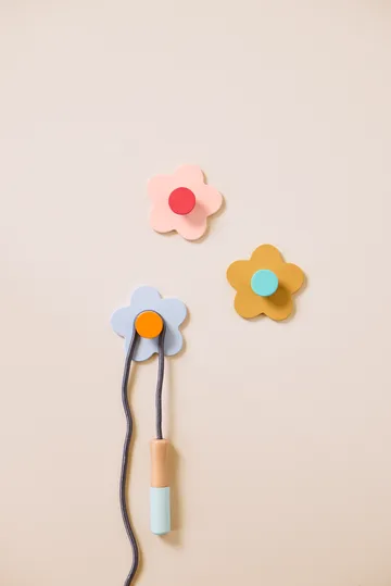 Kid's Base blomma γάντζος 3 τεμάχια - Multi - Kid's Concept