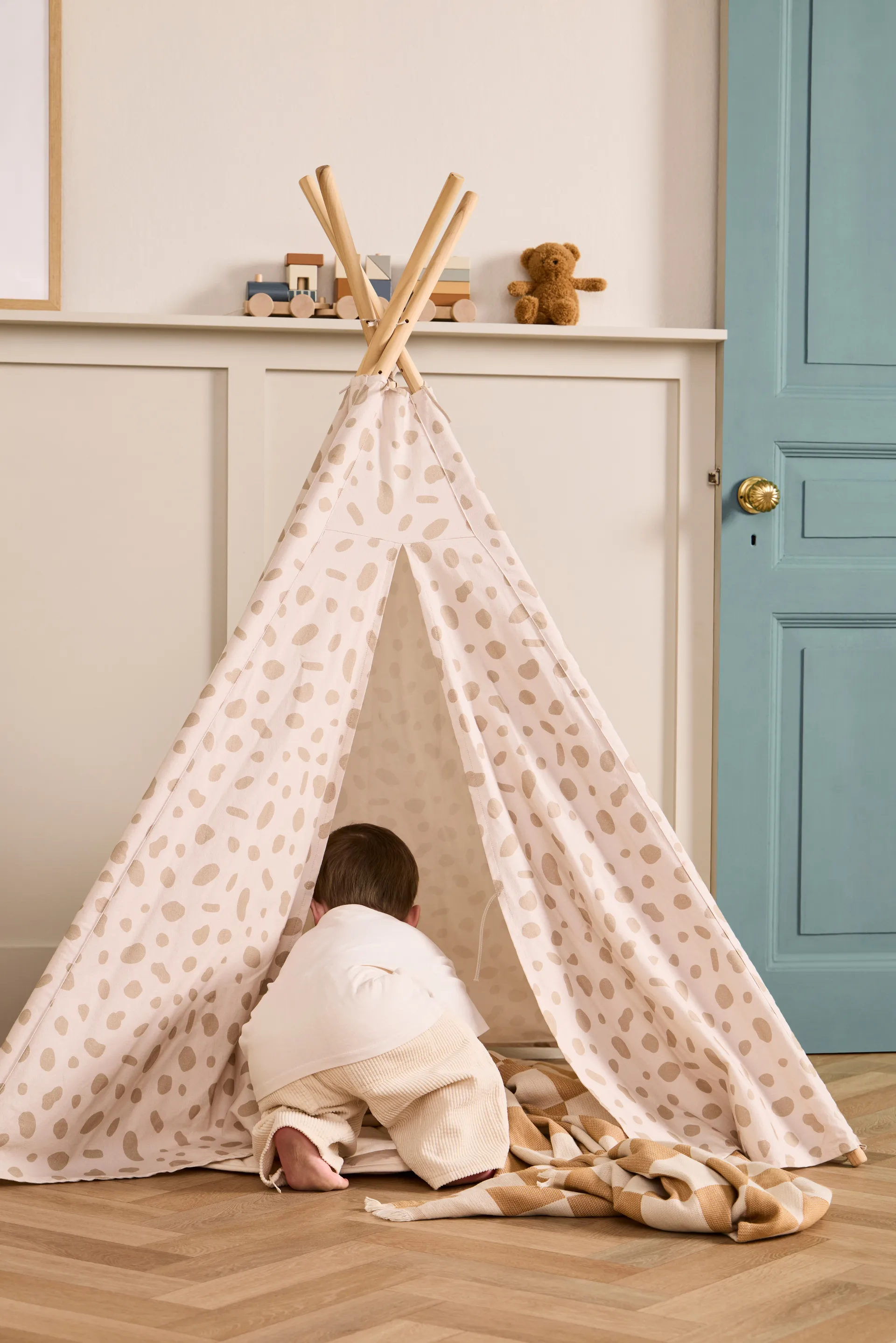 Kid's Base σκηνή tipi 100x95x140 εκ., Prick Kid's Concept