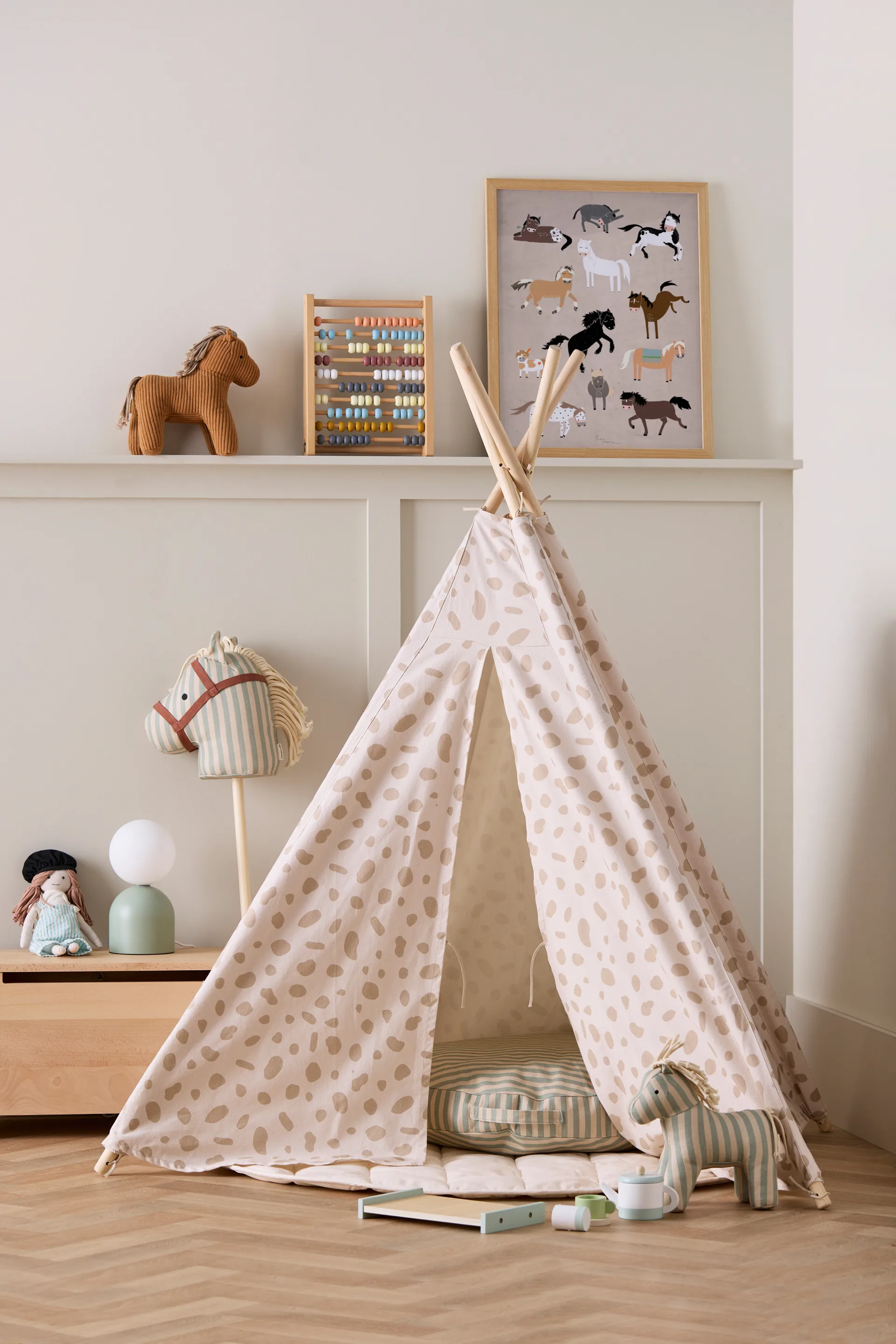Kid's Base σκηνή tipi 100x95x140 εκ., Prick Kid's Concept