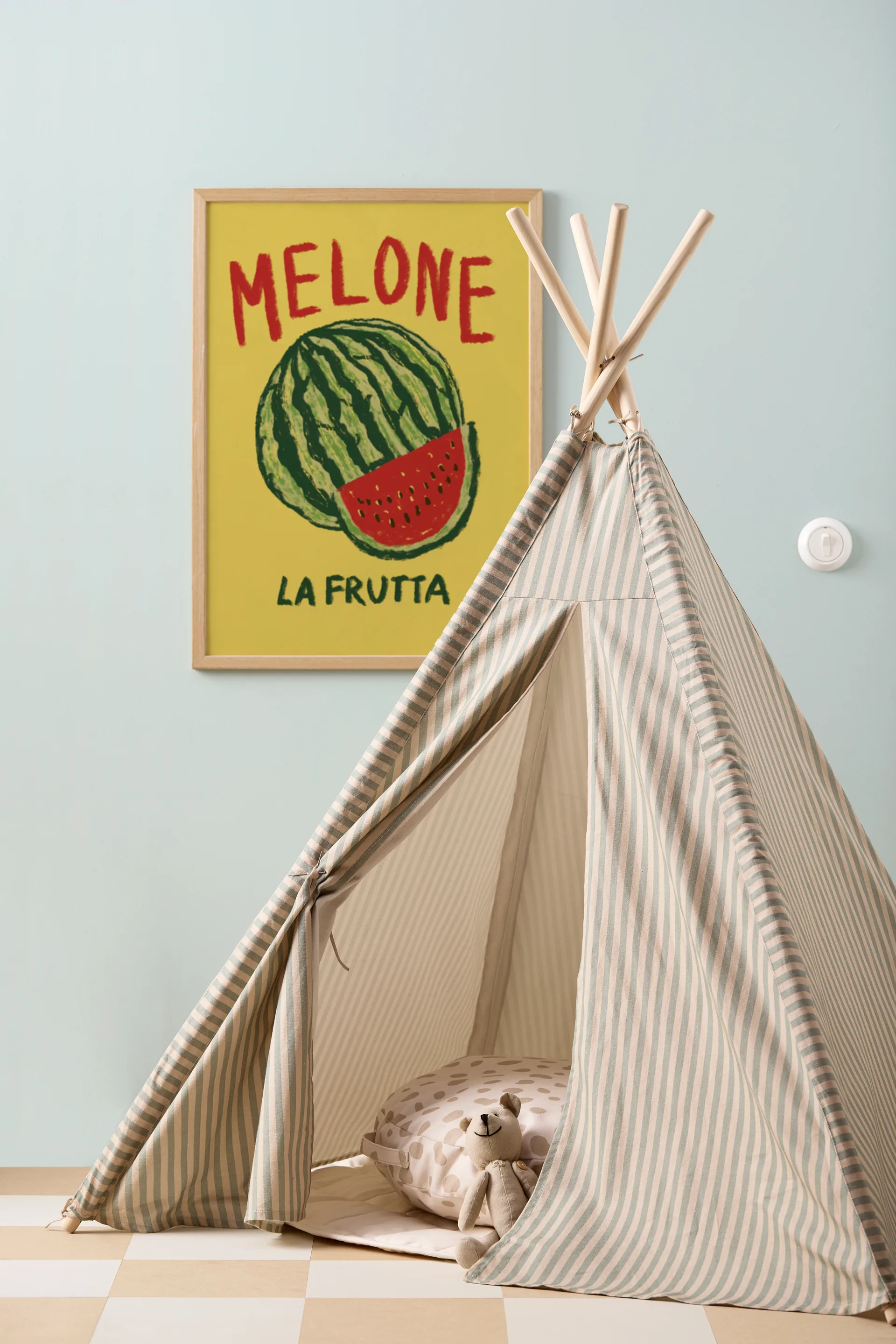 Kid's Base σκηνή tipi 100x95x140 εκ., Rand Kid's Concept