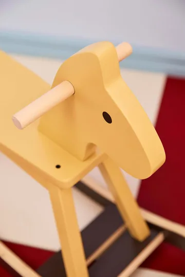 Kid's Concept ξύλινο αλογάκι  - μελί κιτρινόχρυσο - Kid's Concept