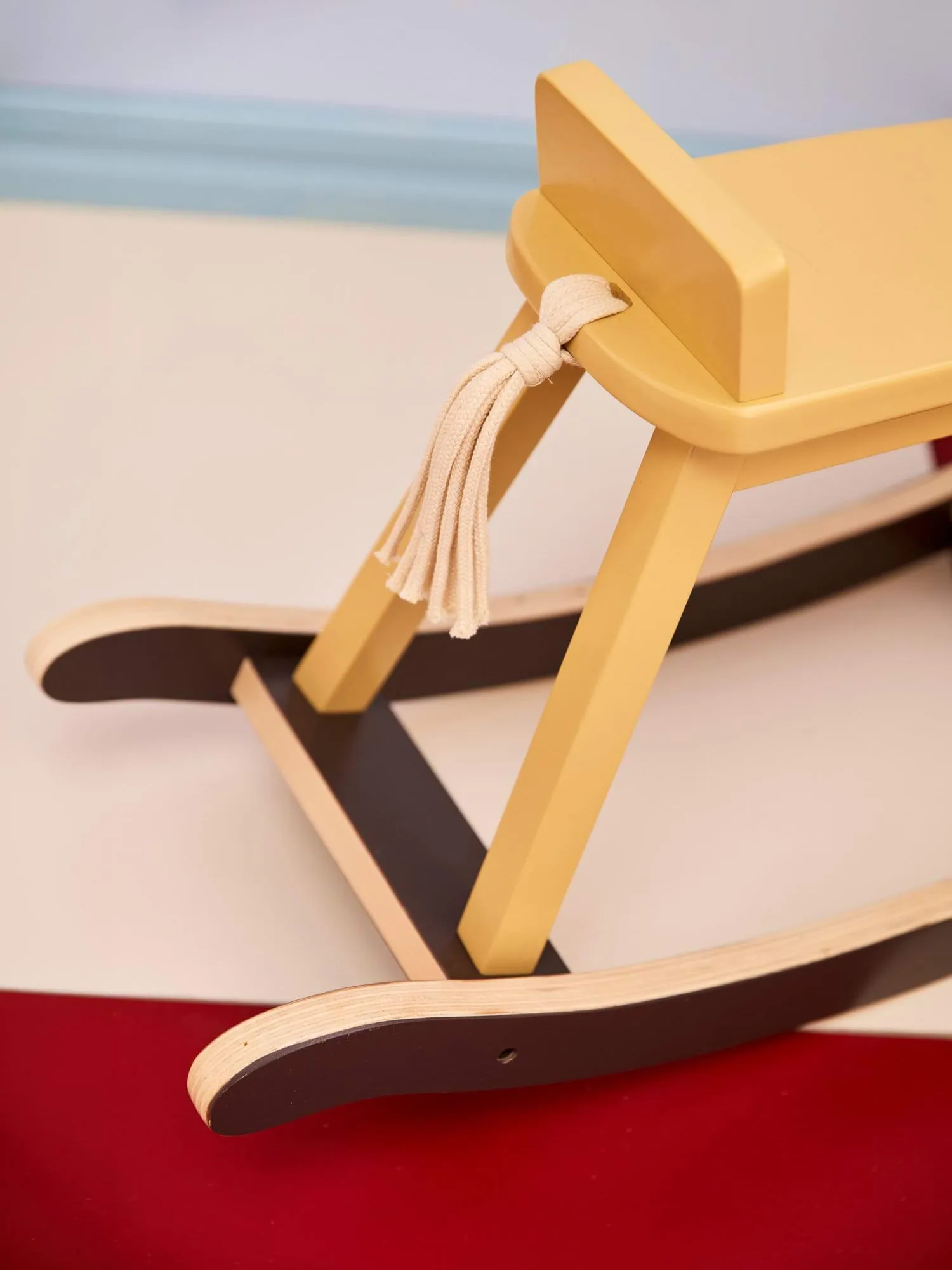 Kid's Concept ξύλινο αλογάκι , μελί κιτρινόχρυσο Kid's Concept