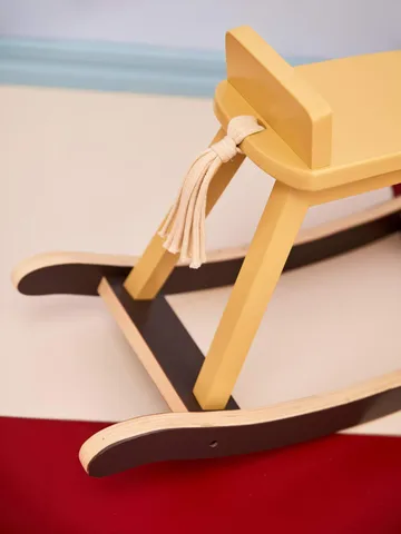 Kid's Concept ξύλινο αλογάκι  - μελί κιτρινόχρυσο - Kid's Concept