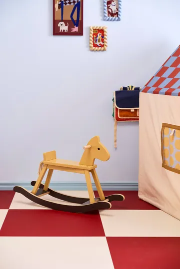 Kid's Concept ξύλινο αλογάκι  - μελί κιτρινόχρυσο - Kid's Concept
