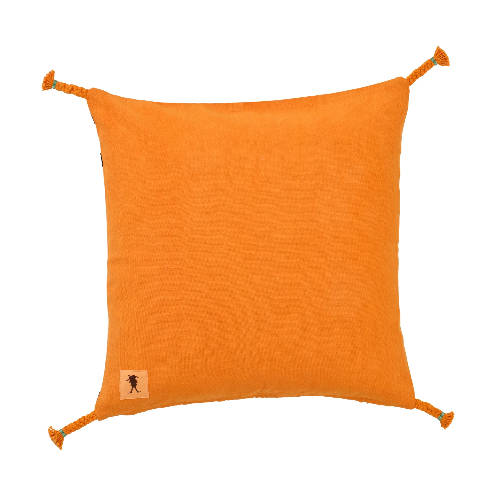Pippi μαξιλαροθήκη 50x50 cm, Λευκό-orange Kid's Concept