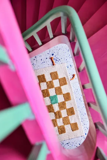 Pippi χαλί με σχέδιο  - Khaki, 120x160 εκ. - Kid's Concept