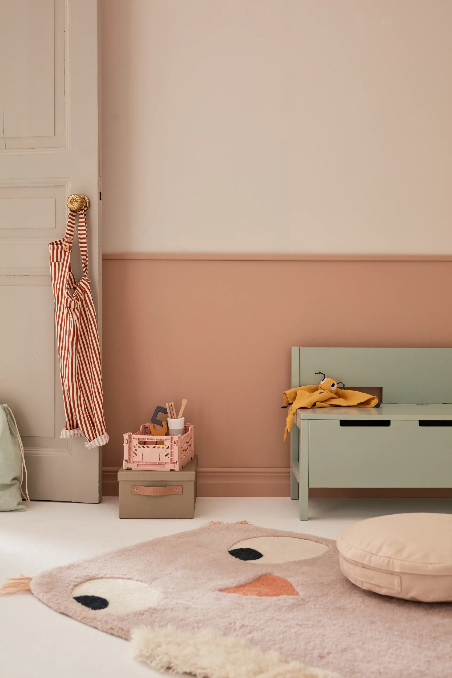 Καναπές Star με αποθηκευτικό χώρο, Light-green Kid's Concept