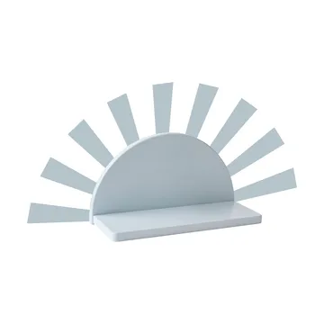 Star ράφι σε σχήμα κύκλου με αυτοκόλλητα - Μπλε - Kid's Concept