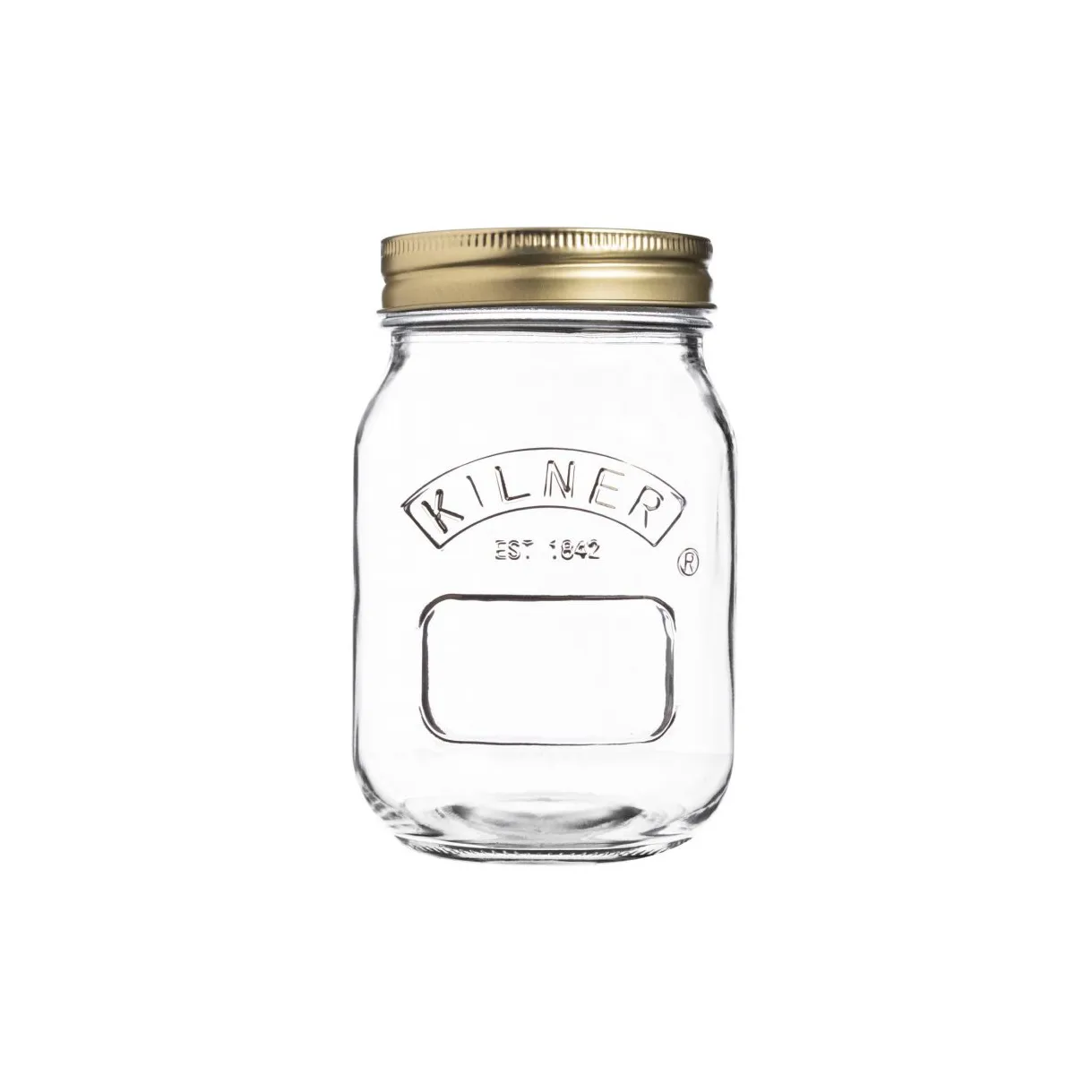 Kilner στρογγυλή κονσέρβα, Διάφανο-χρυσό, 0,5 L Kilner