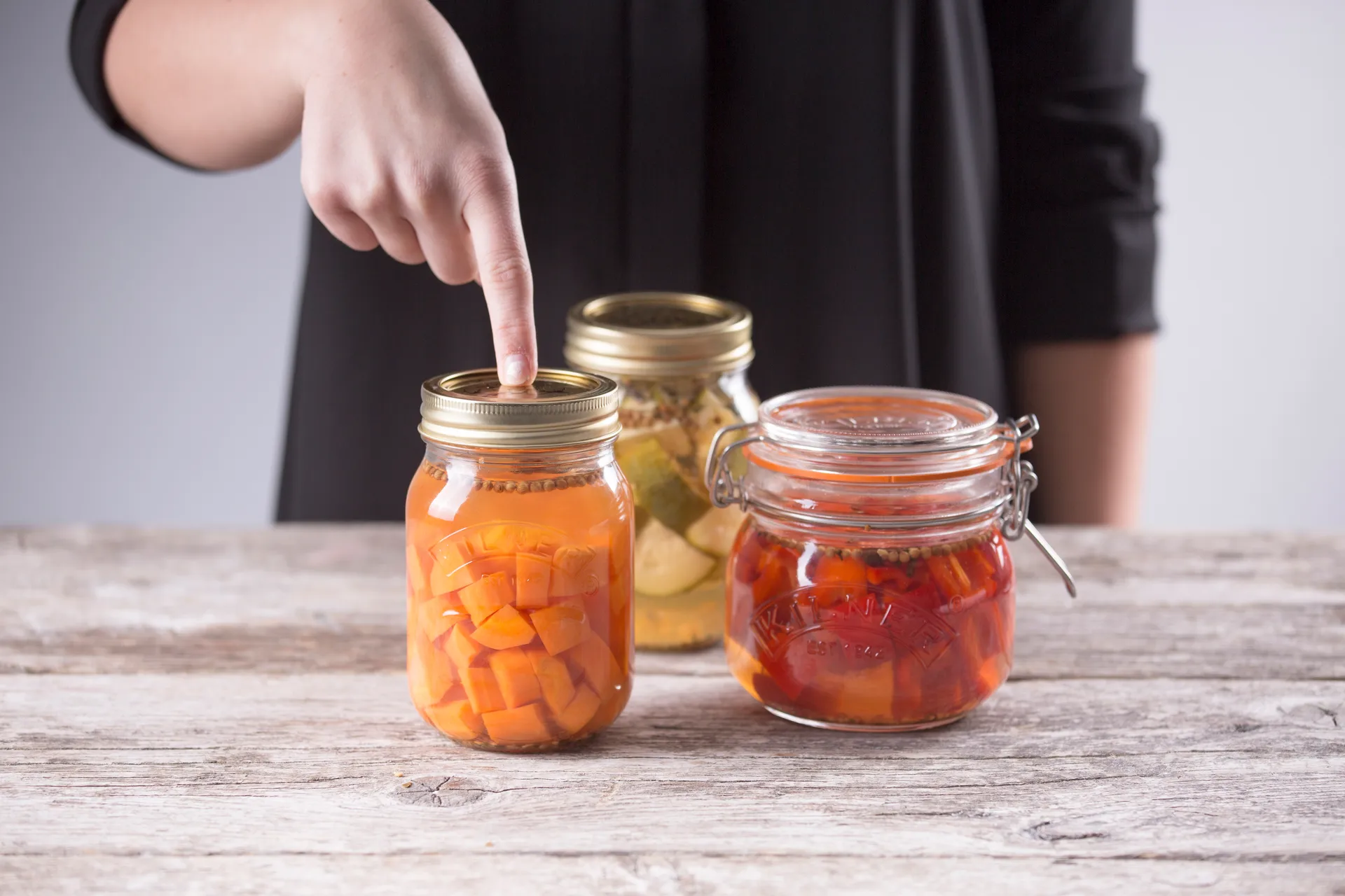 Kilner στρογγυλή κονσέρβα, Διάφανο-χρυσό, 0,5 L Kilner