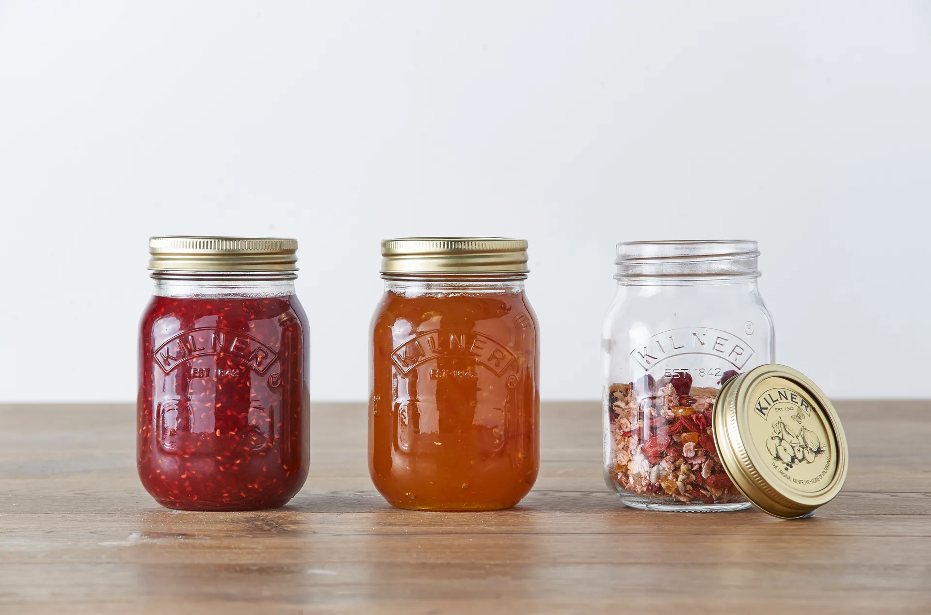 Kilner στρογγυλή κονσέρβα, Διάφανο-χρυσό, 0,5 L Kilner