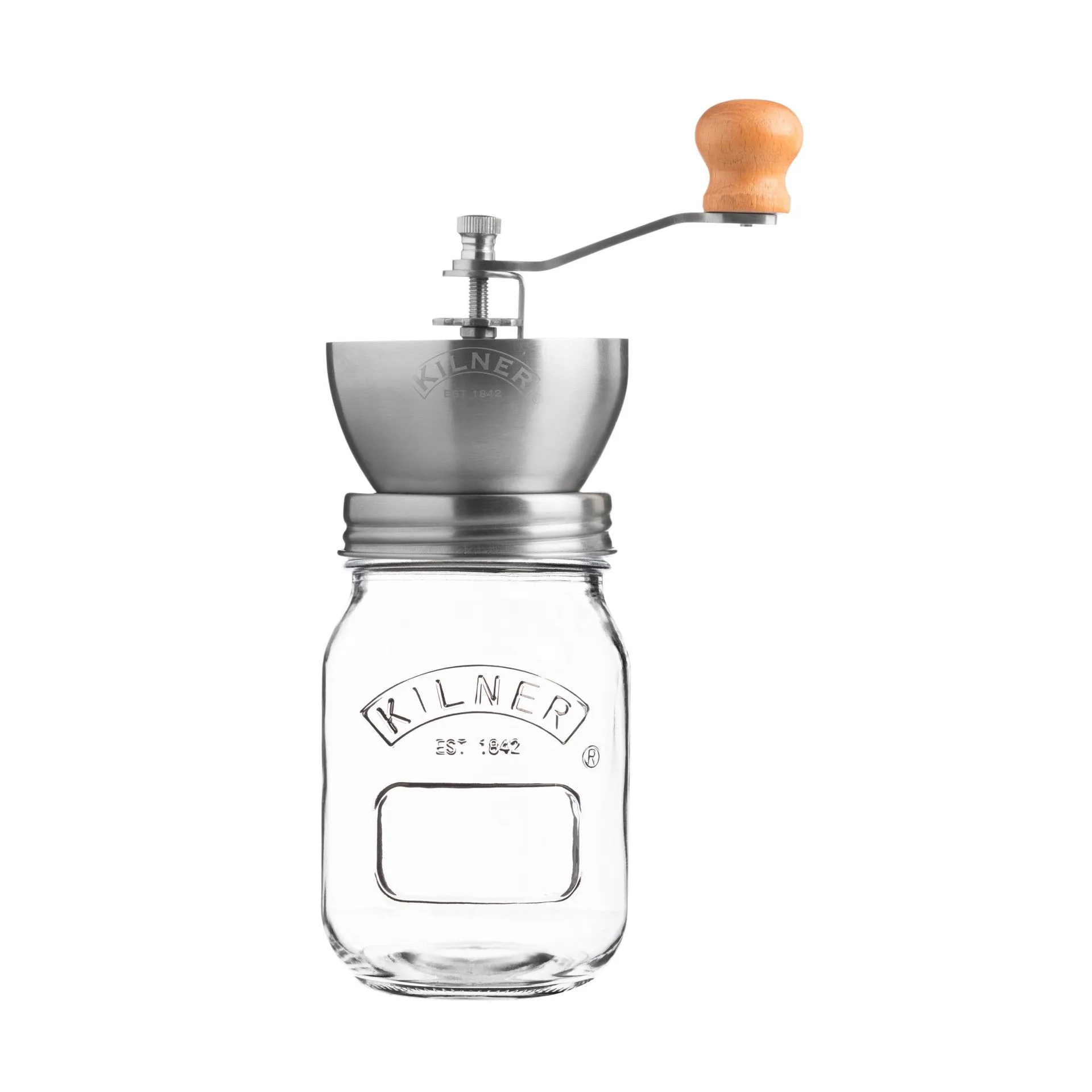 Kilner μύλος καφέ, Διάφανο-ανοξείδωτος χάλυβας, 0,5 L Kilner
