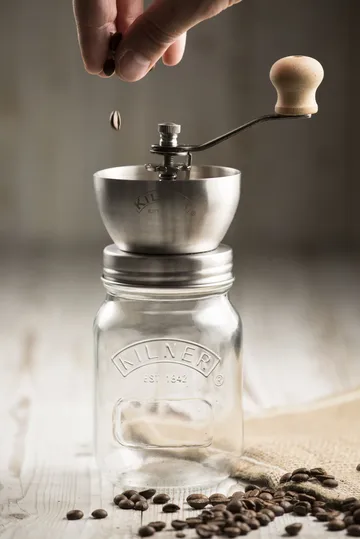 Kilner μύλος καφέ - Διάφανο-ανοξείδωτος χάλυβας, 0,5 L - Kilner
