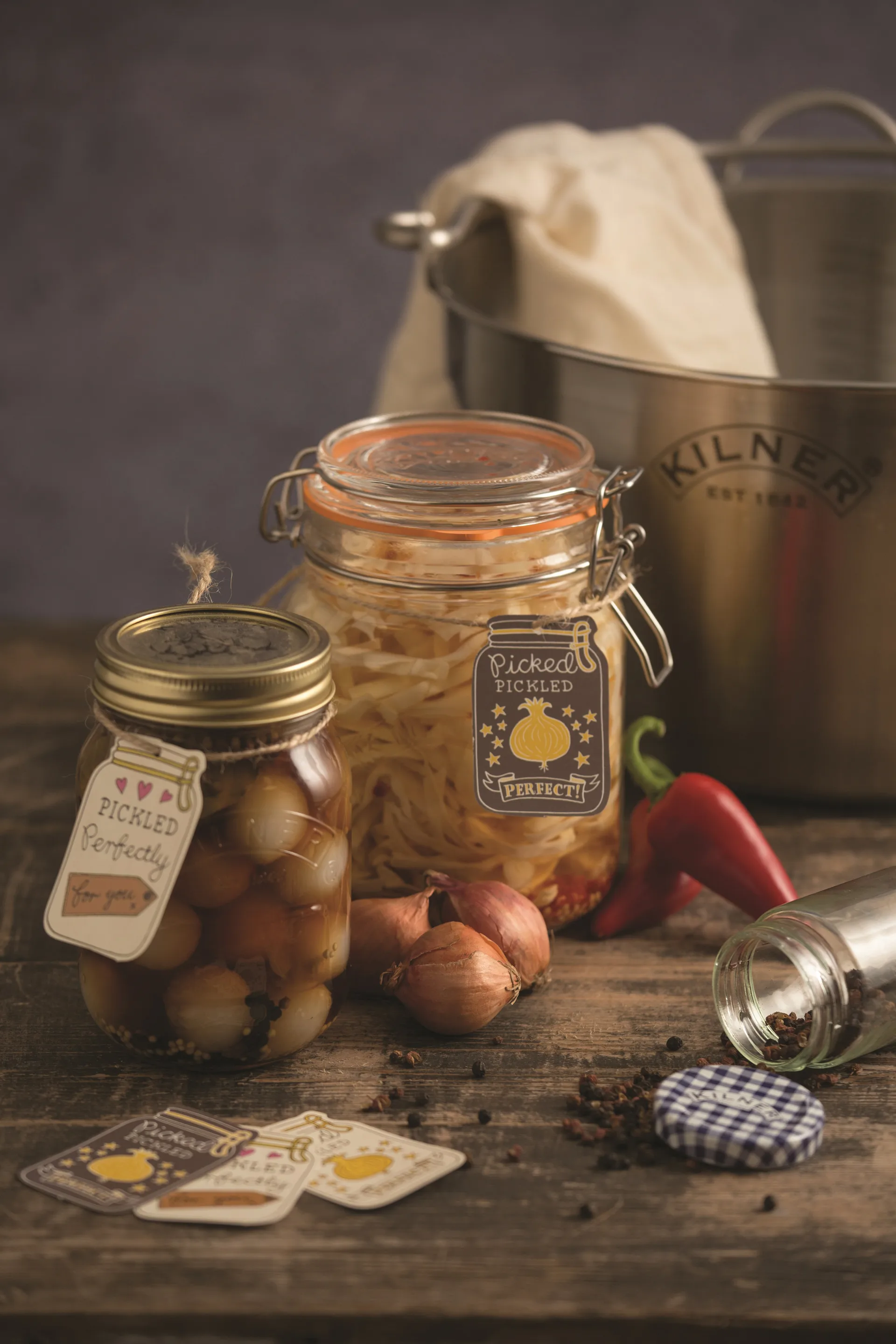 Βάζο Kilner στρογγυλό με κλιπ, Διαφανές, 1 L Kilner