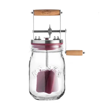 Kilner μηχανή για φτιάξιμο βουτύρου - Διαφανές-κόκκινο, 1 L - Kilner