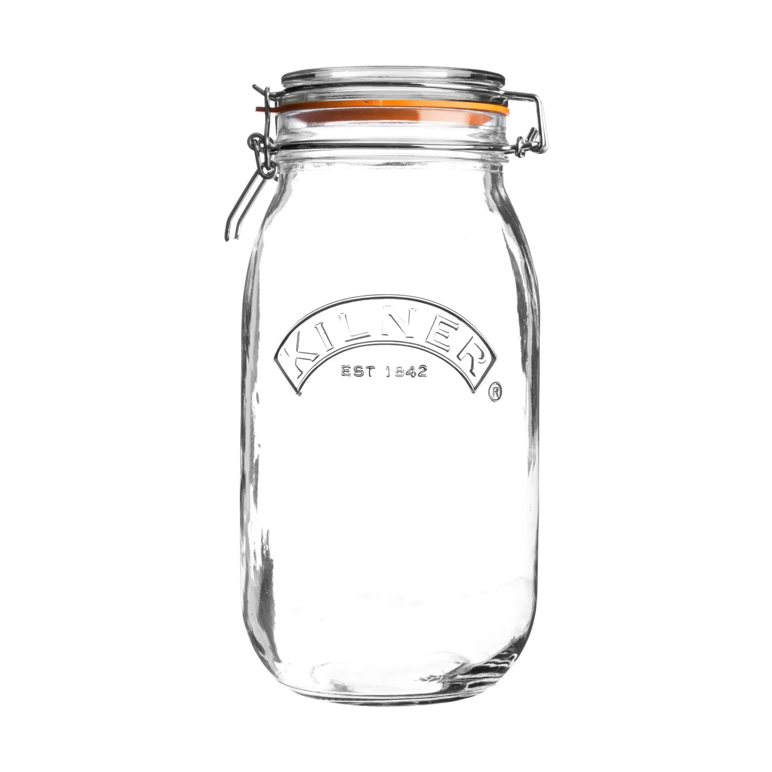 Βάζο Kilner στρογγυλό με κλιπ, Διάφανο, 1,5 L Kilner