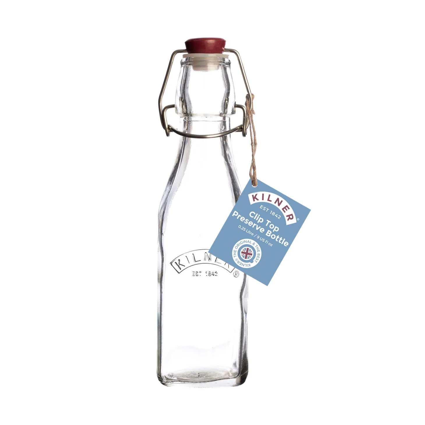 Μπουκάλι Kilner με κλιπ, Διαφανές, 250 ml Kilner
